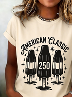 250th anniversary Crew Neck Usa/Us/American Casual T-Shirt