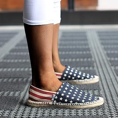 Casual America Flag All Season Linen Shallow Shoes