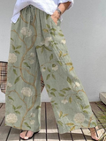 Simple Leaf Loose Pants