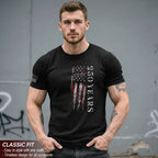 250 Years Vertical Flag T-Shirt – Vintage USA Independence 1776–2026 Shirt