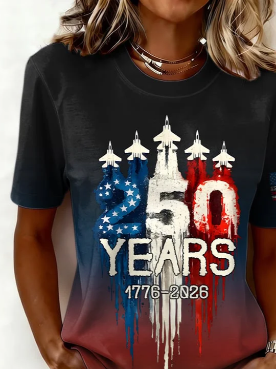 Women's Short Sleeve T-shirt Summer Black Text Letters Printing Jersey Crew Neck Daily Going Out Casual Top