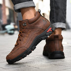 Men's Comfortable Wear-resistant Orthopedic Hand-sewn Leather Shoes