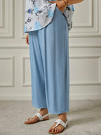 Plus Size Loose Casual Plain Pants