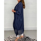 loose silk dress