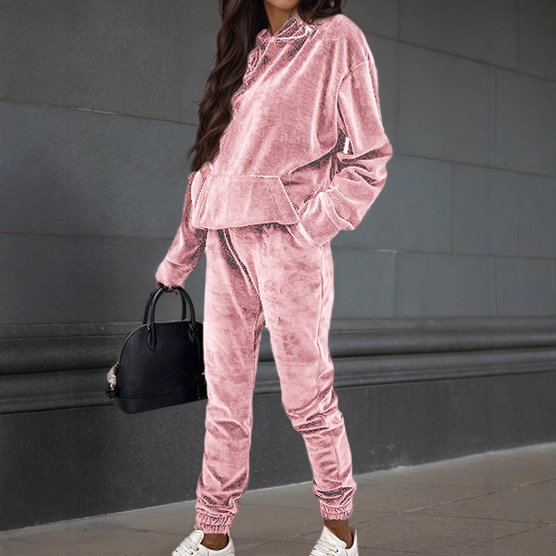 Velvet casual suit