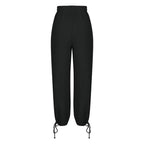 Women's  H-Line Bloomers Daily Going Out Pants Black Casual Plain Spring/Fall Pants