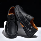 Men's Orthopedic Walking Boots - Built-In Arch Support Non-Slip Ankle Support Comfortable Hiking Boots
