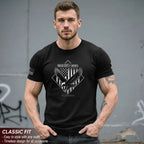 America 250th Anniversary T-Shirt - White Eagle & Flag 1776-2026 250 Years Minimalist Men's Tee
