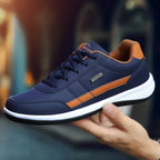 MEN'S EXTENDED WIDTH FOOT AND HEEL COMFORTABLE BREATHABLE SNEAKERS