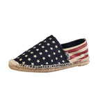 Casual America Flag All Season Linen Shallow Shoes