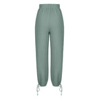Women's  H-Line Bloomers Daily Going Out Pants Black Casual Plain Spring/Fall Pants