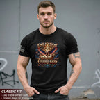 America 250th Anniversary 1776-2026 T-Shirt – We The People Eagle Cross & Constitution One Nation Under God Bootleg Shirt