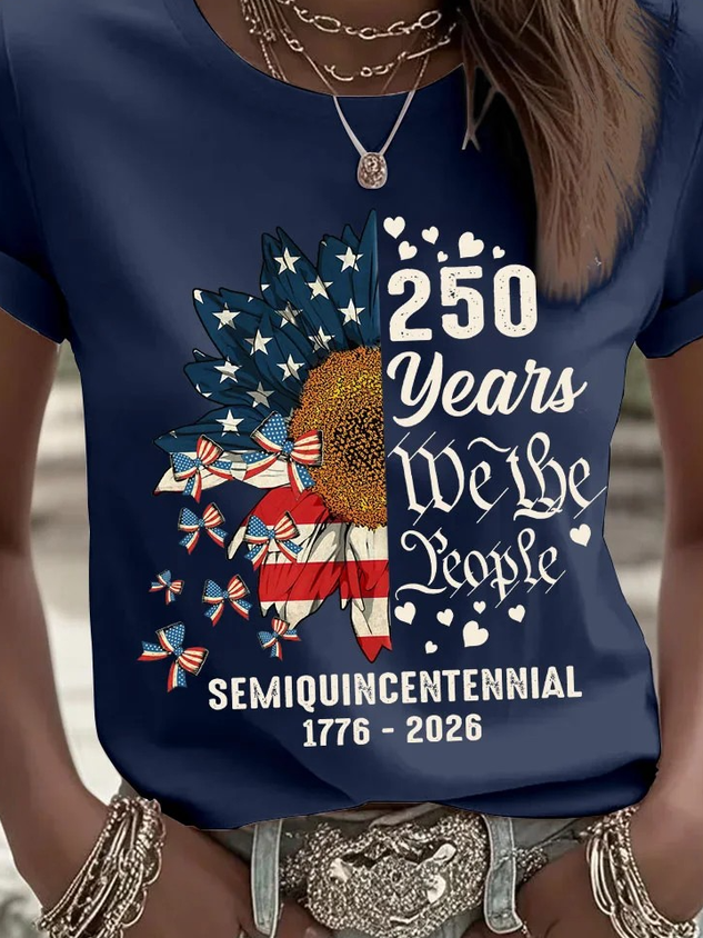 Women's 250th Anniversary Print T-Shirt