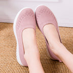 Women's Casual Single Shoes Slip-on Loafers Flats Comfortable Breathable Slip-resistant Walking Shoes For Everyday Wear