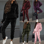Velvet casual suit