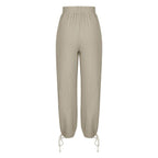 Women's  H-Line Bloomers Daily Going Out Pants Black Casual Plain Spring/Fall Pants