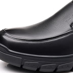 Men's Genuine Leather Comfy Casual Arch Support Slip-On Loafers