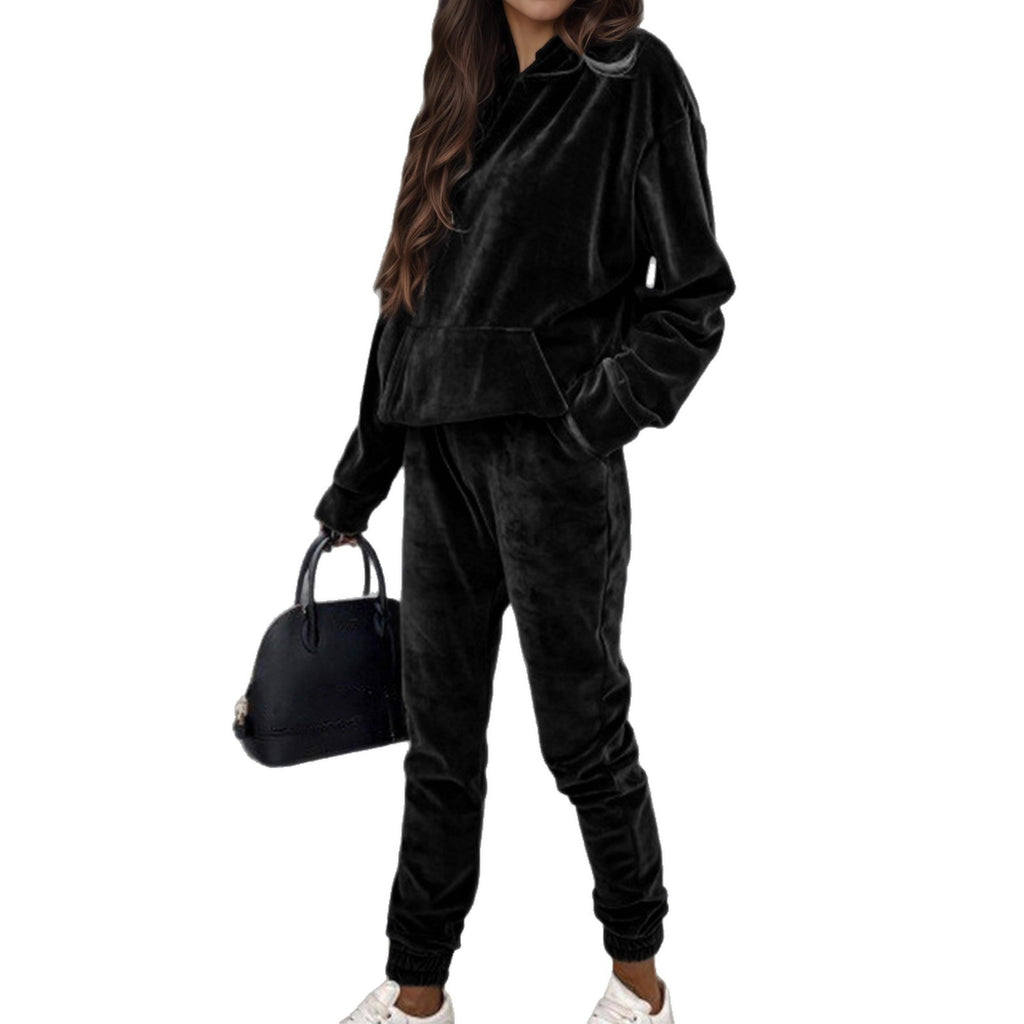 Velvet casual suit