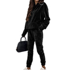 Velvet casual suit