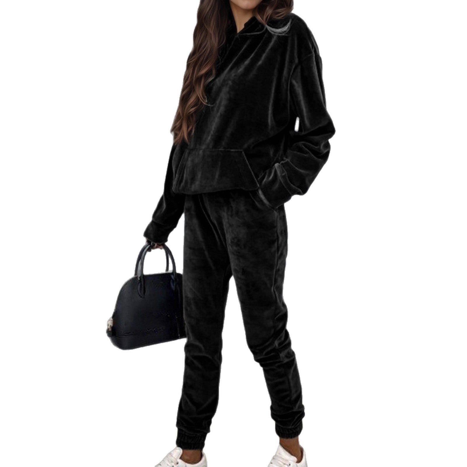 Velvet casual suit