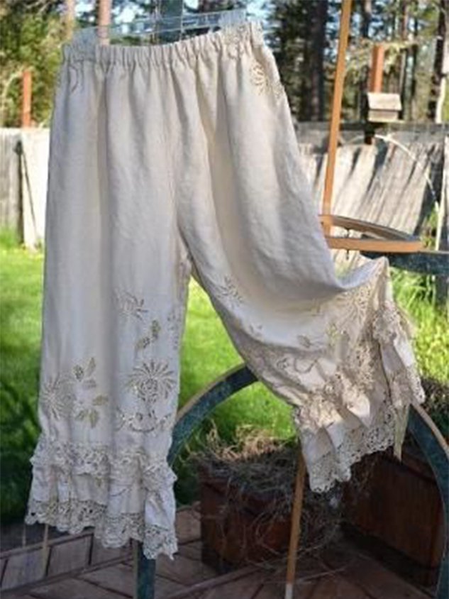 Casual Solid Pants