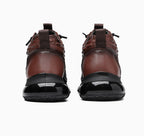 Mens Crocodile Print Genuine Leather Non-slip Arch Support Casual Sneakers