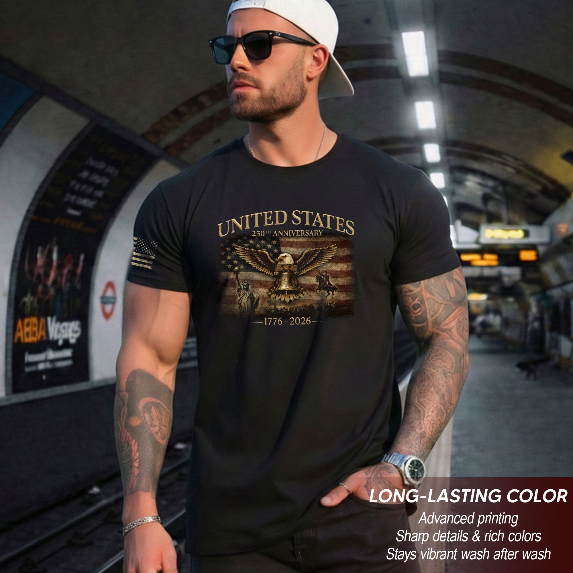 United States 250 Years of Freedom Shirt 1776 2026-Patriotic American Heritage