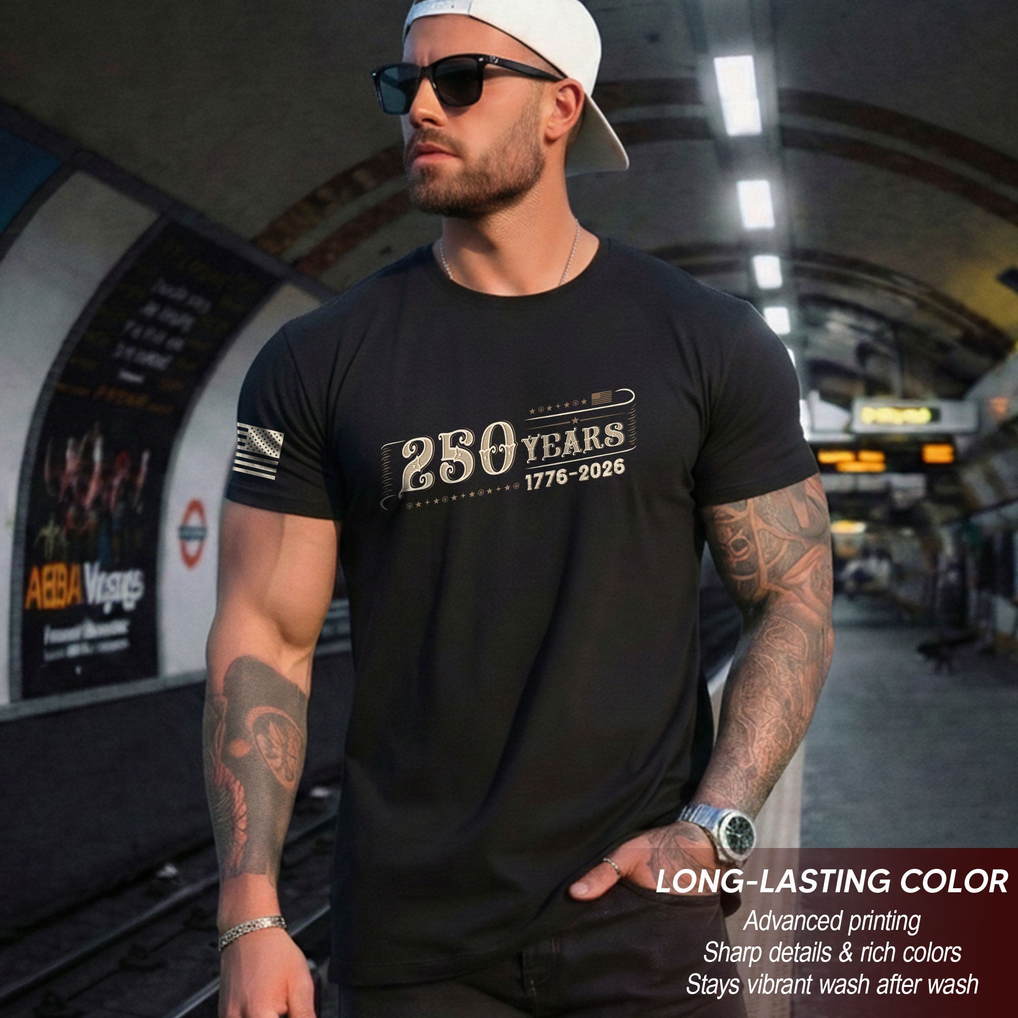 250 Years Independence Anniversary T-Shirt – 1776–2026 Vintage American Heritage Tee