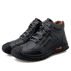 Stitched Hand-Sewn Cowhide Medical Shoes - Increase Muscle Relaxation