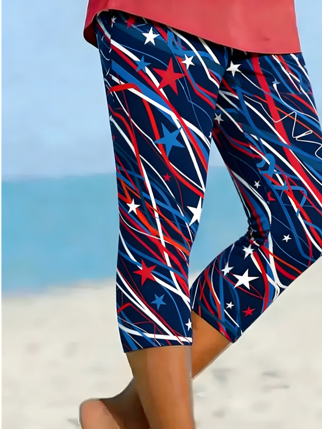 Simple Independence Day Pants