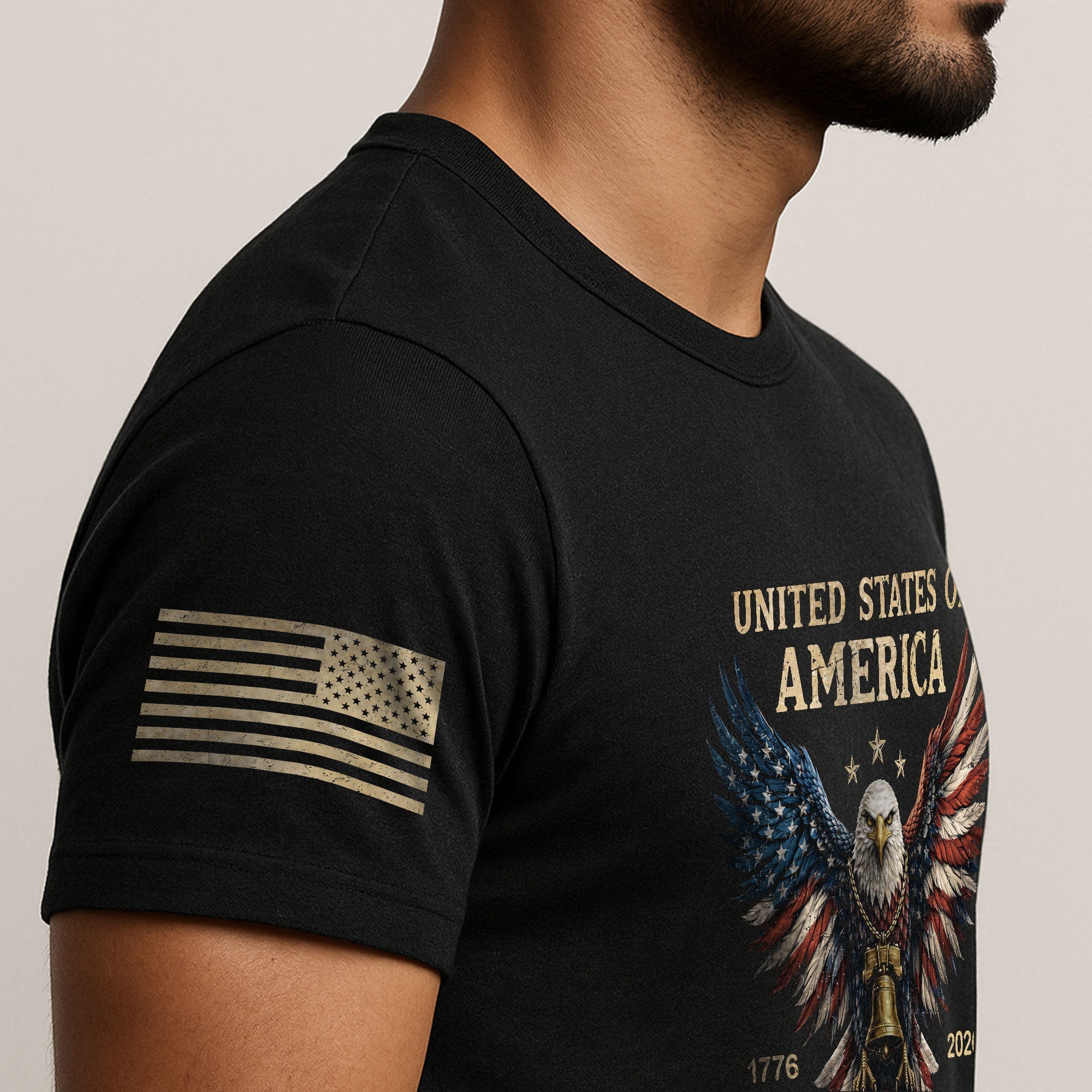 USA 250th Anniversary 250 Years Shirt 1776–2026 American Flag Winged Eagle Patriotic