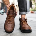 Men's Comfortable Wear-resistant Orthopedic Hand-sewn Leather Shoes