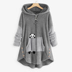 Thick Zip Up Jacket - Panda