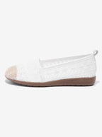 White Romantic Lace Wearable Sole Flat Shoes