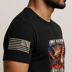 America 250th Anniversary 1776-2026 T-Shirt – 250 Years of Blessings Eagle Cross Patriotic Birthday Graphic Tee