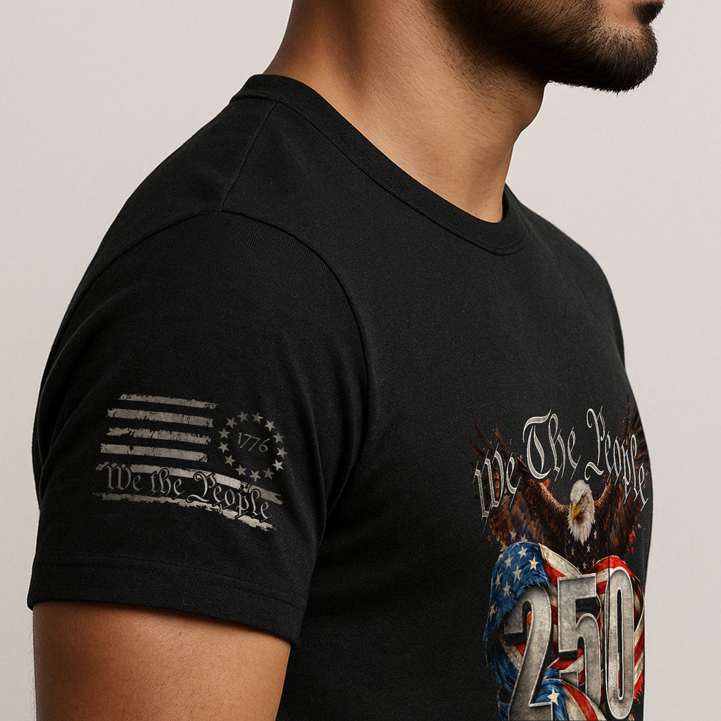USA 250th Anniversary Shirt 1776-2026 We The People Eagle Patriotic America
