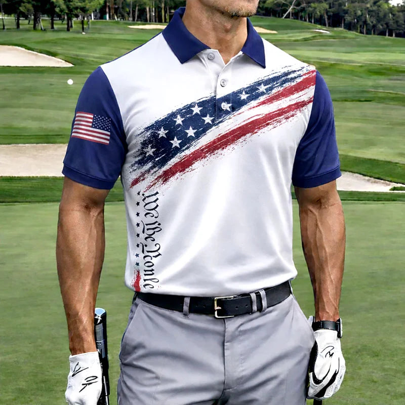 250th Anniversary Print Men's Polo Shirt