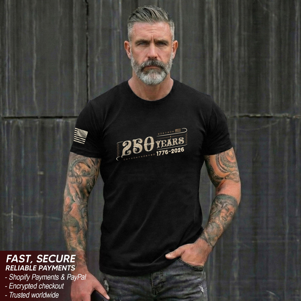 250 Years Independence Anniversary T-Shirt – 1776–2026 Vintage American Heritage Tee