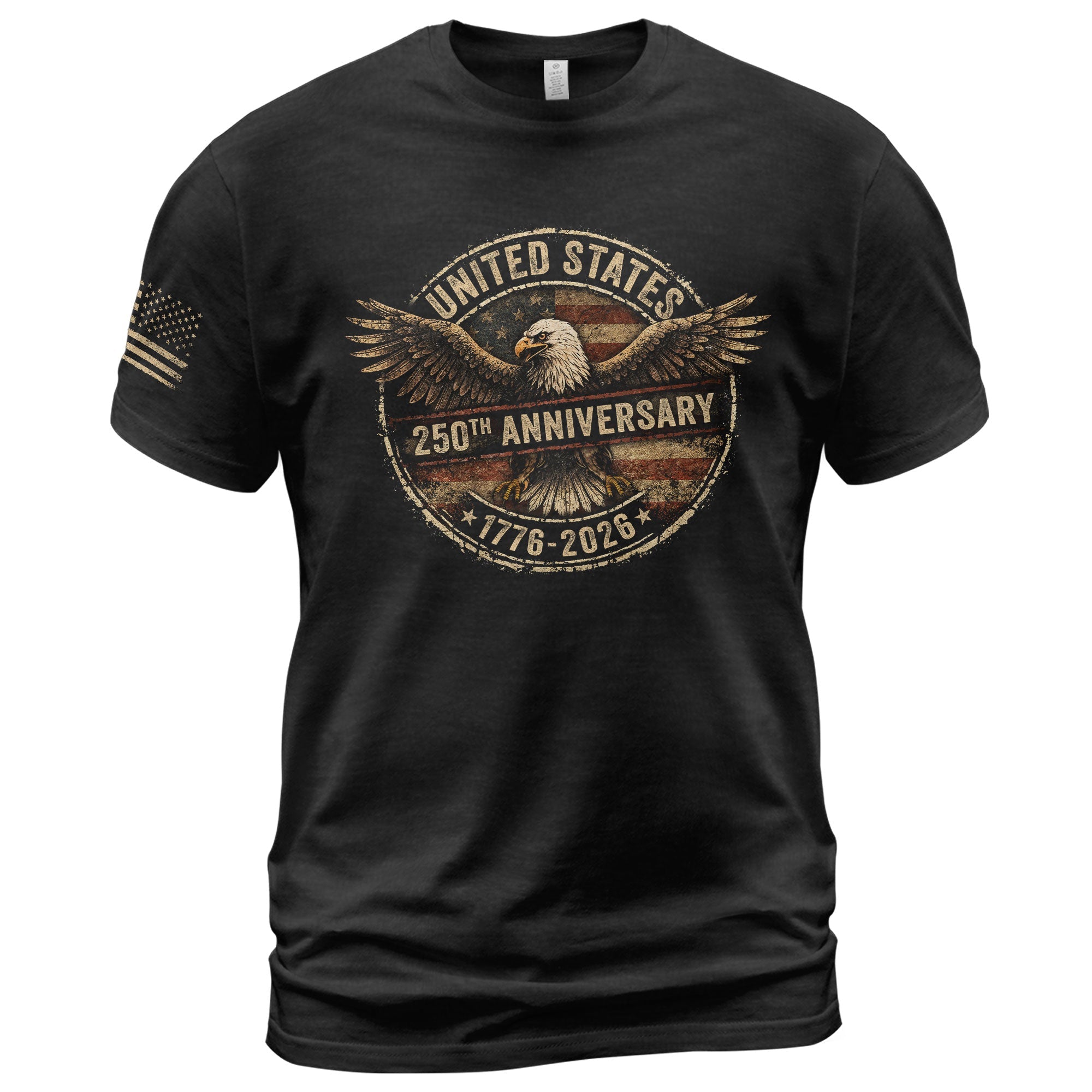 Vintage USA 250th Anniversary 250 Years Shirt 1776 2026 American Eagle Patriotic