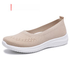 Women's Casual Single Shoes Slip-on Loafers Flats Comfortable Breathable Slip-resistant Walking Shoes For Everyday Wear