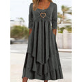 rochie cu tivul stratificat