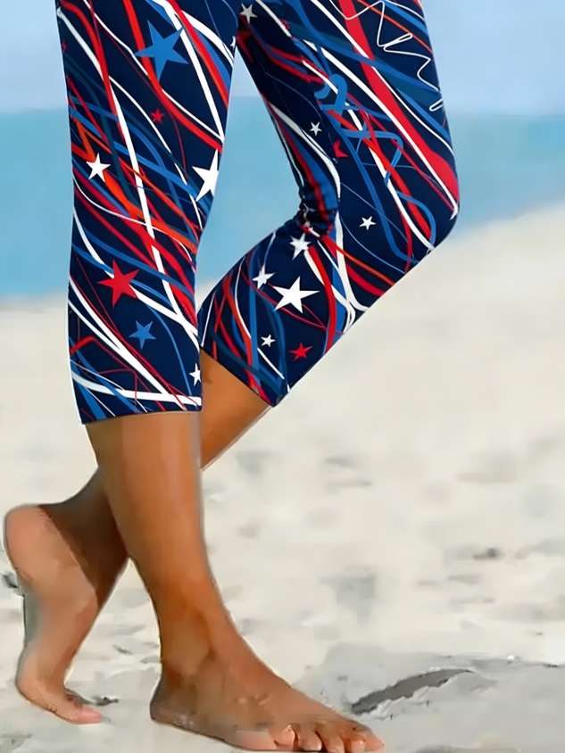 Simple Independence Day Pants