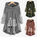 Thick Zip Up Jacket - Panda