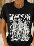 250th anniversary Cotton Casual Regular Fit T-Shirt