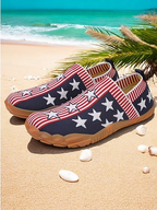 America Flag Casual All Season Shallow Shoes