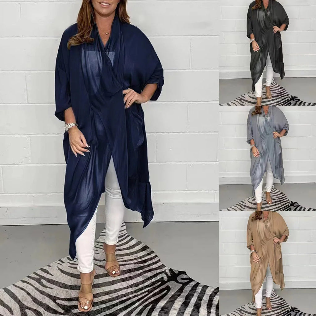 loose silk dress