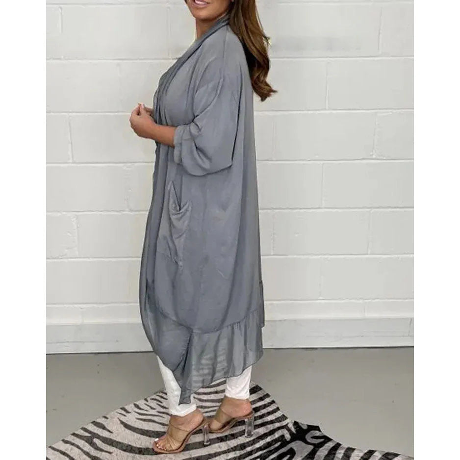 loose silk dress